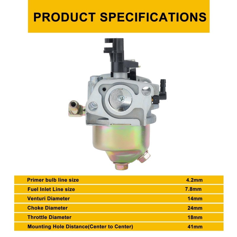 Panari 951-12705 Storm 2410 2620 Carburetor for Troy-Bilt Storm 2410 2420 2620 2690 24'' 26'' 179cc 208cc Craftsman Cub Cadet MTD Snowblower parts Replace 951-14027A 751-10974 31AM62N2711 Carb - Image 4